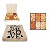 Valentines Day Custom Design Boyfriends and Girlfriends  Best Friends  Husband Wife Gourmet Nuts Gift Baskets | Healthy Fresh Gift Food Box Include Fruits and Nuts. view 4
