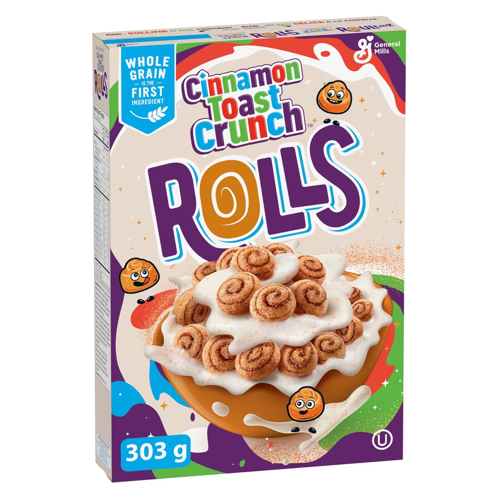 Cinnamon Toast Crunch Rolls Cereal, 303g/10.6 oz. Box (Imported from Canada)