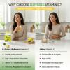 C-Salts Vitamin C Powder - 100% Pure Buffered Ascorbic Acid Powder for Daily Immune Support - Stomach-Friendly Organic Vegan Non-GMO Sugar-Free - 272 Servings 4000mg Per Serving - Lemon Lime, 26oz view 2