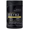 Sports Research Vitamin D3 K2 with 5000iu of Plant-Based D3 & 100mcg of Vitamin K2 as MK-7, Non-GMO Verified & Vegan Certified - 160 Liquid Softgels view 1