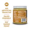 Fatworks Pasture-Raised Bison Tallow, 100% American Bison, Premium Cooking Oil, Keto, Paleo, WAP, WHOLE30, 14 oz. (2 Pack) view 4