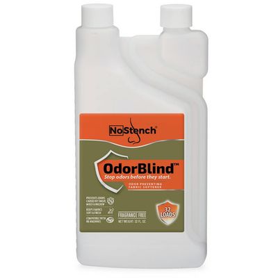 NoStench OdorBlind | Odor Preventing Fabric Softener | Prevents Hunting Odors, Scent Free Hunting Fabric Softener, Keeps Human Scent Away | 32 Ounce Bottle