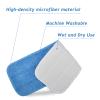 Microfiber Mop Pads, 18.5 x 6.3 Inch Reusable and Washable Spray Mop Pads, Wet and Dry Household Mop Pad Replacement, Set of 12(Colorful) view 3