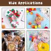 YVPSI Self Adhesive Cookie Bags Clear Cellophane Treat Bags with Seal Thank You Labels for Packaging Candy Bakery Snacks Gift Giving Party Favor(White Polka Dot) (white dot) view 4