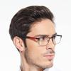 mrbobmslee 4 Pack Reading Glasses for Men, Blue Light Blocking Computer Readers, Anti UV Ray/Eye Strain/Glare, Metal Frame Eyeglasses with Pouches(375 Magnification Strength) view 2