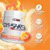 EHP Labs OxyShred Pre Workout Powder - Preworkout Powder with L Glutamine & Acetyl L Carnitine, Energy Boost Drink - Peach Candy Rings, 60 Servings view 3