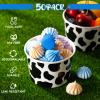 50 Pcs 9 oz Cow Print Ice Cream Cups Disposable Bowls Bulk Paper Soup Cup Cow Themed Food Container for Snack Dessert Animal Fruit Party Supplies Serving Summer Picnic Birthday Farm Favor Decorations view 2