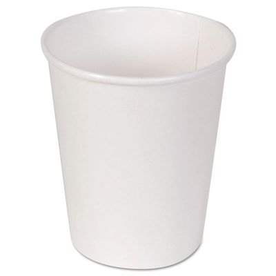 Dixie 2340W 10 oz. Paper Hot Cups - White (1000/Carton)