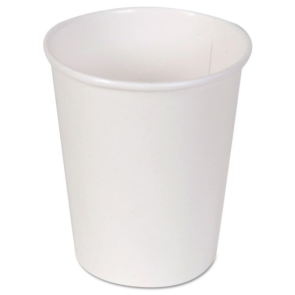 Dixie 2340W 10 oz. Paper Hot Cups - White (1000/Carton)