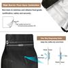 100 Count  LB Black Color Foil Coffee Bags with Degassing Valve, High Barrier Aluminum Foil - Flat Bottom Coffee Pouches, Food Storage Bags with Rsealable Zipper & Easy Open Tape (Pack of 100, view 4