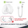Cushion and Short Hose for N20 Large, Frame is Needed for Connect (NOT INCLUDED), N20 Nasal Cushion with Tube Supplies, Soft and Full Air Seal, MEDICOLOR Supplied view 3