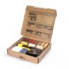 ERYUE Floor Repair Suit, Home Household Laminate Repairing Kit Floor Repairs Kit DIY Multifunctional Wood Board Repairs Tool Kit Wooden Floor Scratches Mending Utility Tool Kit with 11 Wax Blocks view 1
