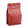 100 Count 8oz Red Coffee Bags with Aluminum Foil Liner, High Barrier Coffee Pouches with Degassing Valve, Ziplock Food Storage Bags with Pull Tape, Pack of 100, 6oz/0.5lb/250gram view 1