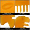 Healifty Multitools 2pcs Comb Multipurpose Tool Scalp Massagers Facial Muscle Scraping Tools Wide Tooth Hair Scraping Board Hair Massager Massage Tools Jade Massage Board Beeswax view 4