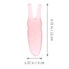Healifty Resin Massage Comb 2Pcs - Guasha Scalp Comb, Handheld Gua Sha Scraping Massage Tool for Head Caring, Relax (Pink) view 2