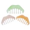 Healifty Meridian Comb 3-Pack - Ergonomic Resin Massage Combs for Scalp and Body Guasha Scraping Tool Smooth Edges for Comfortable Head Neck Back Massage and Relaxation view 1