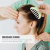 Healifty Meridian Comb 3-Pack - Ergonomic Resin Massage Combs for Scalp and Body Guasha Scraping Tool Smooth Edges for Comfortable Head Neck Back Massage and Relaxation view 2