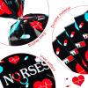 100 Pack Nurses Week Gift Bags Bulk Nursing Candy Bags Goody Bags Medical Gift Bag Treat Bags for National Nurse Day, Nursing Graduation Congrats, Nurse Doctor Theme Party Favors Supplies (Black) view 3