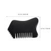 Healifty Multifunctional Scraping Massage Comb 3.5 Inch Ergonomic Jade Stone Guasha Tool for Face Neck Scalp and Body Relaxation Therapy view 3