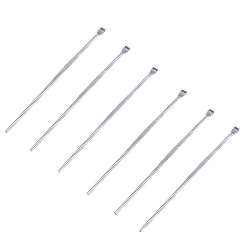 Ciieeo Spoon for Ear Cleaning 6pcs Set Stainless Steel Ear Wax Tool Earring Cleaner