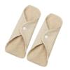 COHEALI 2 Pack Cotton Reusable Menstrual Pads Washable Sanitary Towels for Women Portable Foldable Random Style view 1
