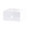 Purple Q Crafts 5 Pack White Hard Gift Box With Magnetic Closure Lid 8"x8"x4" Square Favor Boxes With White Glossy Finish (5 BOXES) view 2