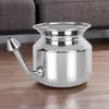 2activelife 304 Grade Stainless Steel Ayurvedic Jal Neti Pot for Sinus Congestion and Nasal Cleansing Non - Corrosive Unbreakable Hygienic Smooth Nose Tip Snugly Fits view 1