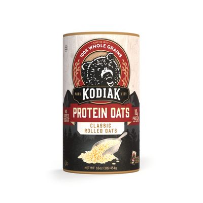 Kodiak Oatmeal Canister, Rolled Oats, High Protein, 100% Whole Grains (1 canister)