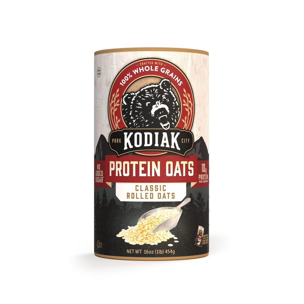 Kodiak Oatmeal Canister, Rolled Oats, High Protein, 100% Whole Grains (1 canister)