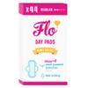 Flo - Day Menstrual Pads (44 Pack) - Organic Bamboo Period Pads for Women - Regular Flow - Leak Locking - Winged, Ultra-Thin - Absorbent, Soft & Breathable - Plant Based  Vegan, Cruelty Free view 1