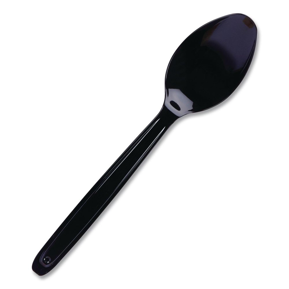 Cutlery For Cutlerease Dispensing System, Spoon 6", Black, 960/Box