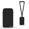 AGOZ Around The Neck Hanging Open Top Case w/Detachable Safety Lanyard Sling Compatible with Freestyle Libre 3 Reader,Freestyle Libre 2, Dexcom G6, CGM Glucose Monitor Case Cover, Insulin Pump Holder view 1