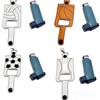 Bow Wow Pet Wear Sports Inhaler Holder Key chain Key Fob Baseball Basketball Volleyball Soccer view 1