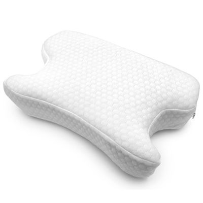 DMI CPAP Memory Foam Sleep Aid Pillow, Suitable for All CPAP Masks, Reduces Mask Pressure and Air Leaks, Aligns Neck, Shoulders, and Spine, Hose Tether, High Rebound Foam, FSA & HSA Eligible