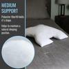 DMI CPAP Fiber Filled Sleep Aid Pillow, Suitable for All CPAP Masks, Increases Comfort by Reducing Mask Pressure, Minimizes Air Leaks, Aligns Neck, Shoulders, and Spine, FSA & HSA Eligible view 3