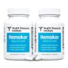 Hemokor - Strike The Hemorrhoid at Its Source-2 Bottles- 60 Capsules-Improved Formula-Official Hemokor (2) view 1