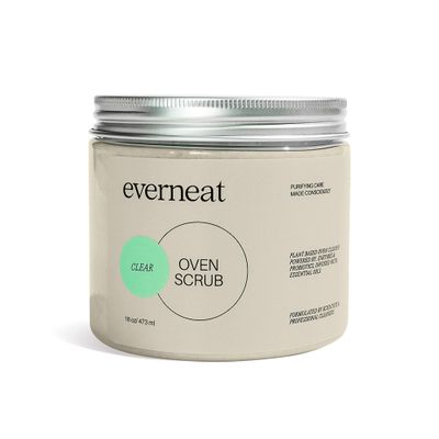 Everneat Oven Scrub Natural Heavy-Duty Oven Cleaner (16oz) | Fume-Free Degreaser for Racks, Doors & Grates | Non-Toxic, Safe for All Oven Types (Unscented)