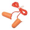Pack of 10 - Corded Foam 3 M 1110 Ear Plugs 051138290092 Orange Universal Polyurethane Foam Disposable Corded Cone Ear Plugs - 29 dB NRR Ear Plug view 2