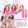 Zubebe 100 Pack 18oz Pink Cups, Disposable Plastic Cups Large Drinking for Wedding, Graduation Party, Beer Taste Serving, Snacks Samples and Tastings view 3