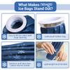 NEWGO Ice Pack for Injury Reusable, Small Ice Bag Refillable Ice Pack for Hot Cold Therapy and Pain Relief, Hot Water Bag, No-Leak Medical Ice Bag (9 Inch) view 4