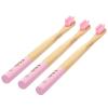 Y-Kelin Bamboo V-Shaped Orthodontic Toothbrush, 3pcs, Pink view 1