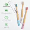 Y-Kelin Bamboo V-Shaped Orthodontic Toothbrush, 3pcs, Pink view 3