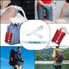 Yzpacc Mini First Aid Kit - Pocket Keychain & Elastic Belt & One Pair of Disposable Gloves for Travel Home Camping - Emergency Supplies (1 Set) view 3