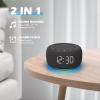 Buffbee Sound Machine & Alarm Clock 2-in-1, 0-100% Clock Face Brightness, Bottom Colored Light, Sleep Timer, Precise 30-Level Volume Control White Noise Machine view 2