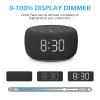 Buffbee Sound Machine & Alarm Clock 2-in-1, 0-100% Clock Face Brightness, Bottom Colored Light, Sleep Timer, Precise 30-Level Volume Control White Noise Machine view 4