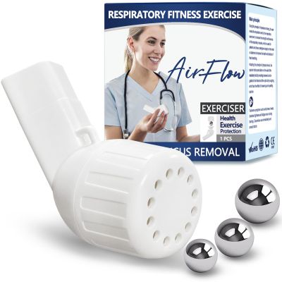 Breathing Exercise Device for Lungs, Flutter Valve, Natural Mucus Clearance and Lung Expansion Device, Lung Exerciser Device