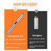 COMANYI Electric Lighter Rechargeable Plasma Flameless USB Lighter with Safety Lock Dual Arc LED Display for Candle Grill Kitchen Camping (Silver) view 3