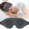 ZGGCD Sleep Mask for Side Sleeper, Light Blocking Sleeping Eye Mask for Women Men, 3D Contoured Cup Night Blindfold, Luxury Eye Cover Eyeshade with Adjustable Strap for Travel, Nap, Grey view 1