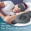 ZGGCD Sleep Mask for Side Sleeper, Light Blocking Sleeping Eye Mask for Women Men, 3D Contoured Cup Night Blindfold, Luxury Eye Cover Eyeshade with Adjustable Strap for Travel, Nap, Grey view 3