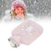 500ML Hot Water Bottle, Hot Water Bag for Pain Relief Menstrual Cramps, Hot Cold Compress, Hand Feet Warmer, Hot Water Bottle with Soft Cover () view 4